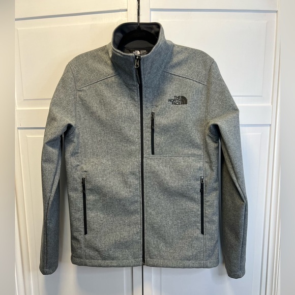 The North Face Mens Apex Bionic 2 Soft-Shell Jacket Size Men’s Small Color Gray